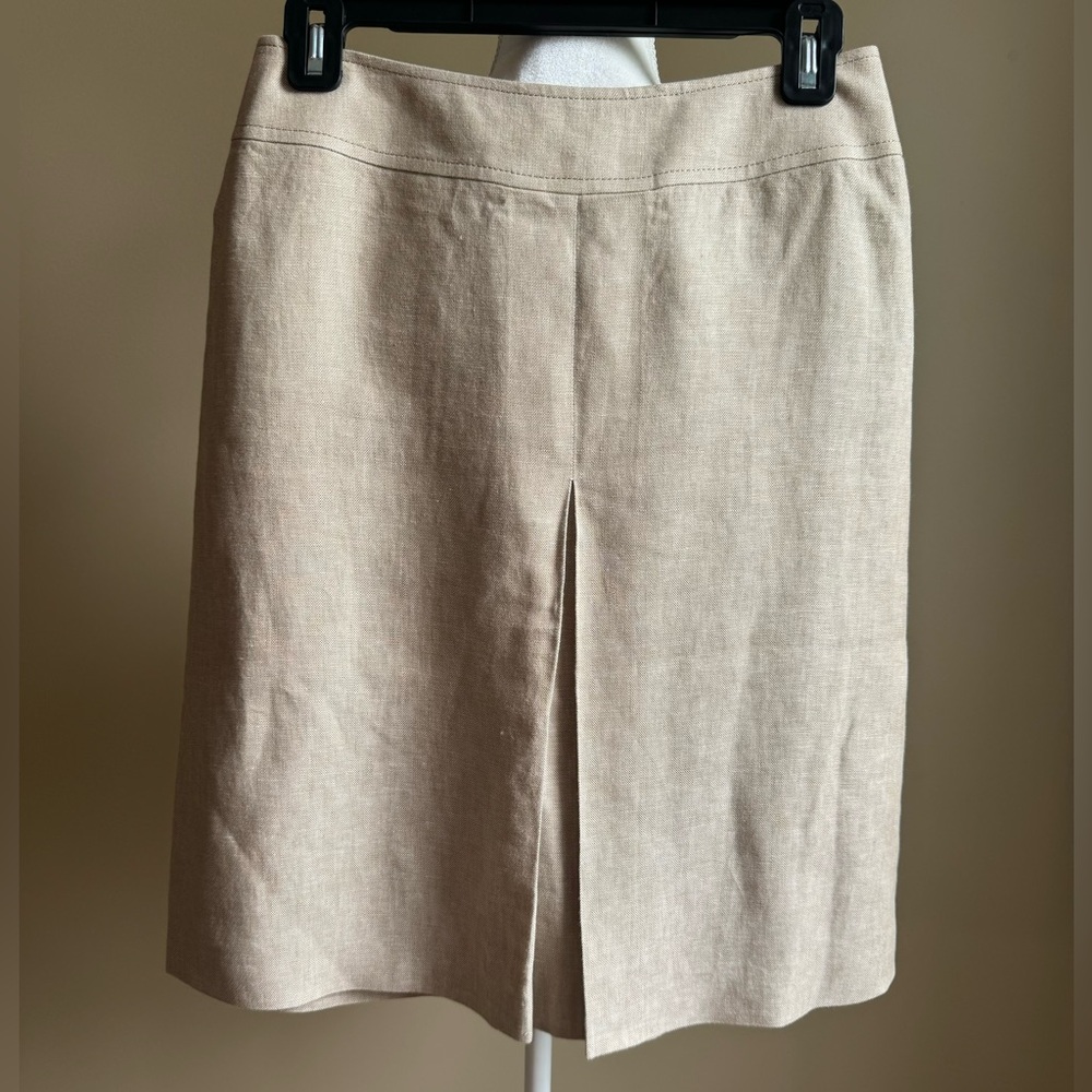 Talbots Linen A-Line Skirt